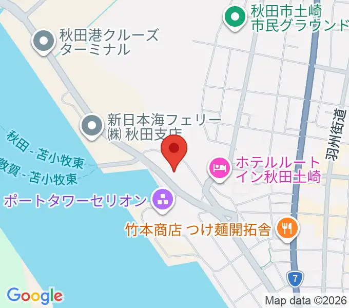 メルズピアノサービスの地図