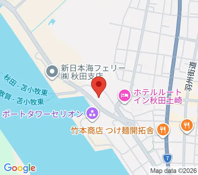メルズピアノサービスの地図