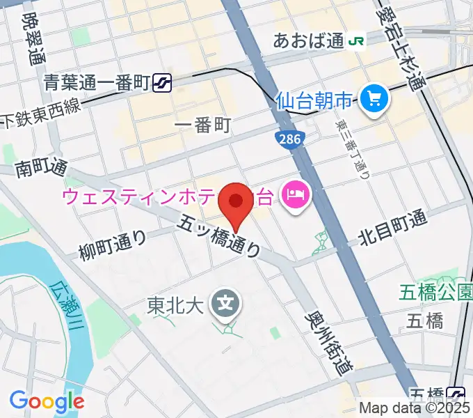 サンリツ楽器の地図