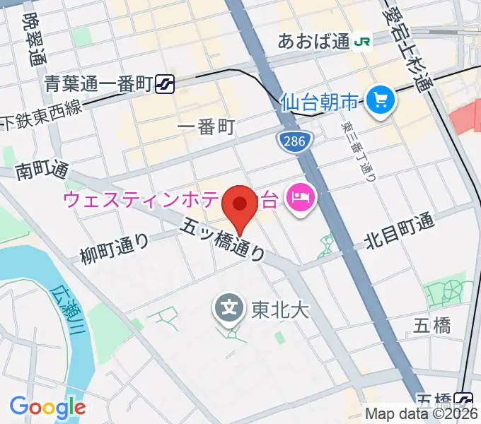 サンリツ楽器の地図