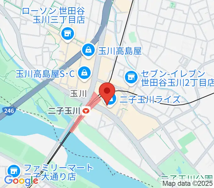 島村楽器 二子玉川ライズ・ショッピングセンター店の地図
