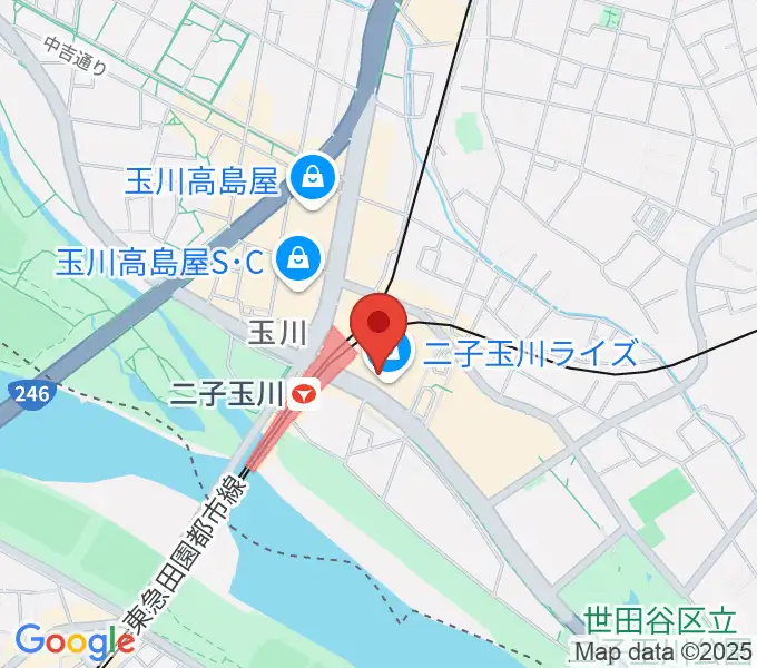 島村楽器 二子玉川ライズ・ショッピングセンター店の地図