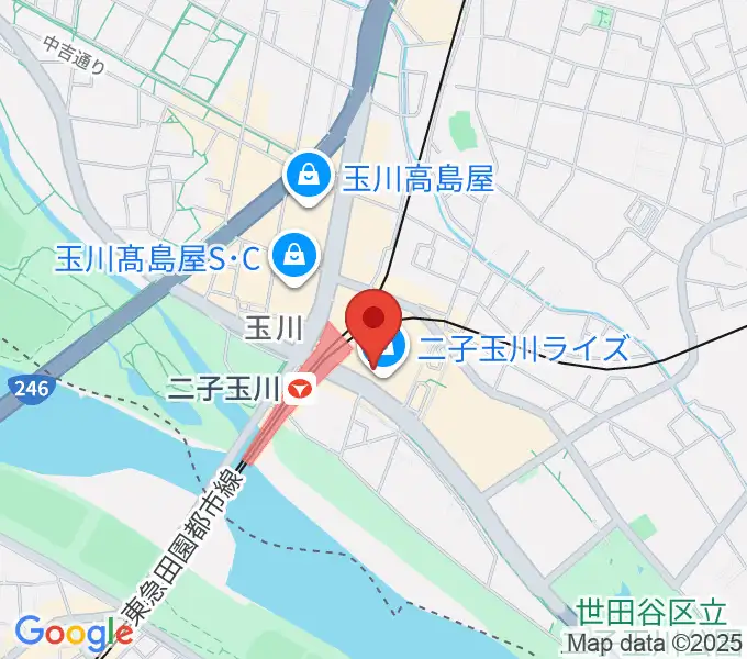 島村楽器 二子玉川ライズ・ショッピングセンター店の地図