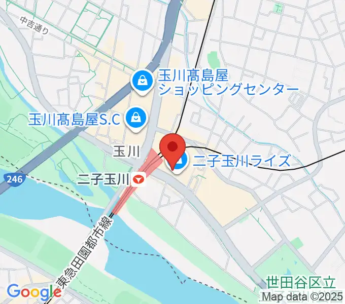 島村楽器 二子玉川ライズ・ショッピングセンター店の地図