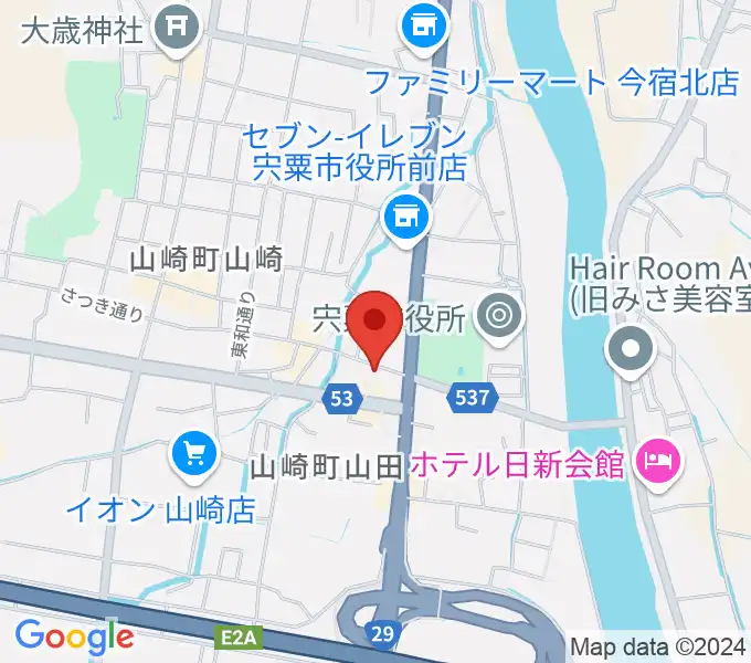 テレマン楽器 の地図