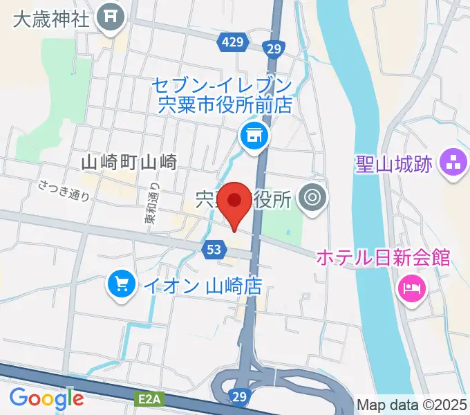 テレマン楽器の地図