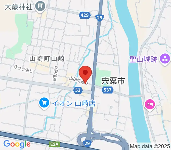テレマン楽器の地図