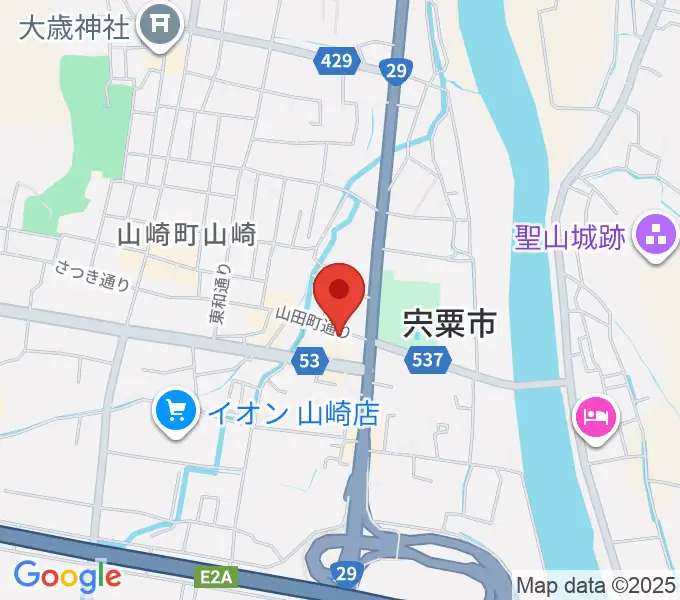 テレマン楽器の地図