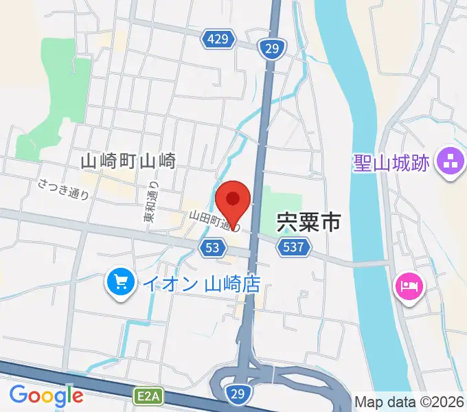 テレマン楽器の地図