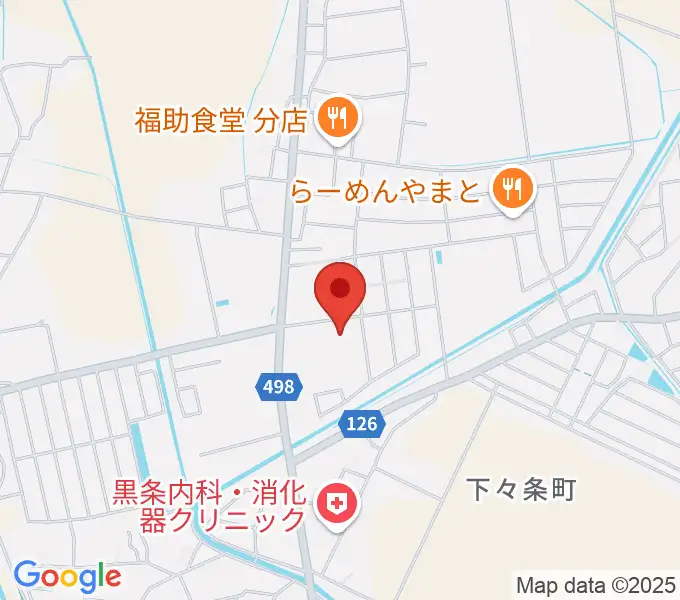 三島屋楽器店の地図