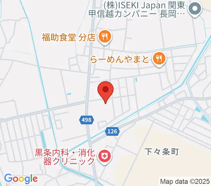 三島屋楽器店の地図