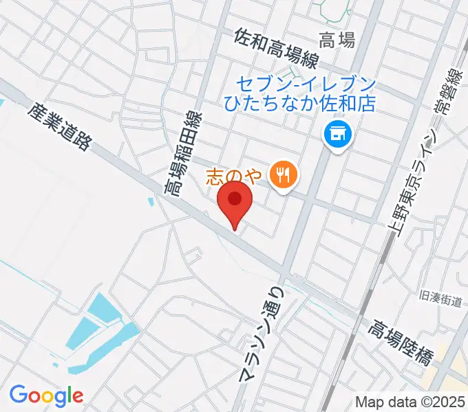 阿部ピアノ運送の地図