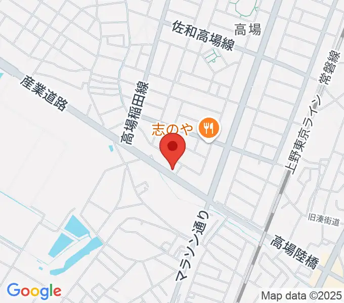 阿部ピアノ運送の地図