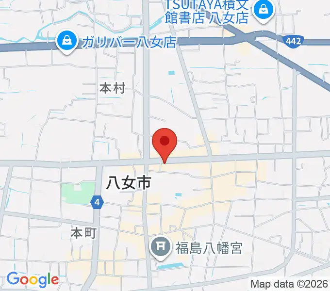 アオキ楽器の地図