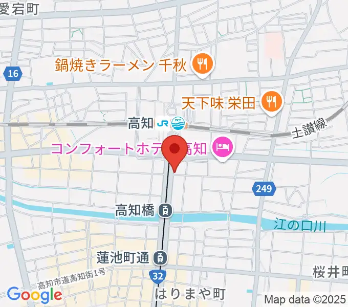 アルペジオ楽器の地図