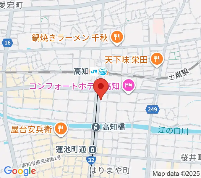 アルペジオ楽器の地図