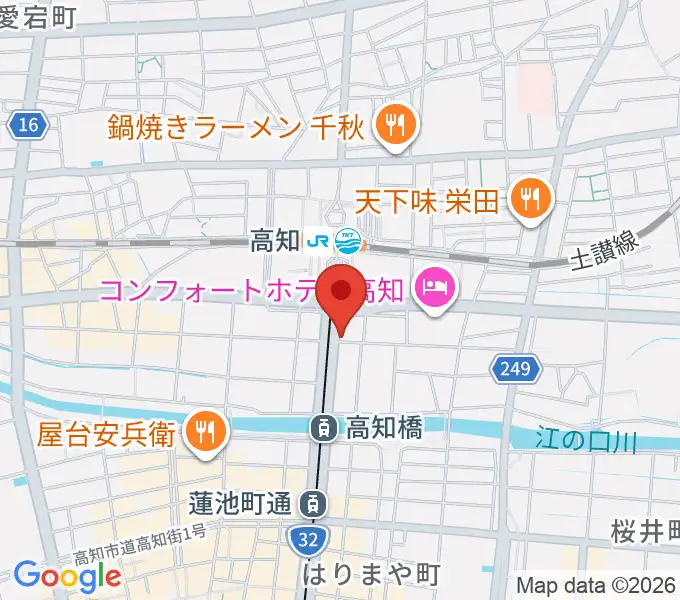 アルペジオ楽器の地図