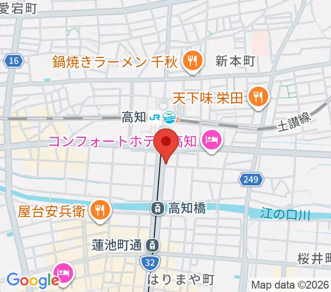 アルペジオ楽器の地図