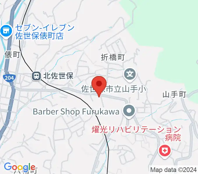 アルス楽器 佐世保店の地図