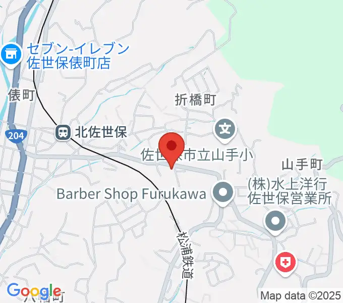 アルス楽器 佐世保店の地図