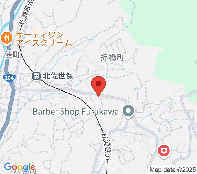 アルス楽器 佐世保店の地図