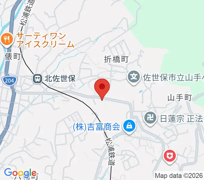 アルス楽器 佐世保店の地図