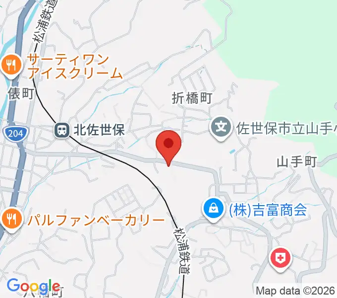 アルス楽器 佐世保店の地図
