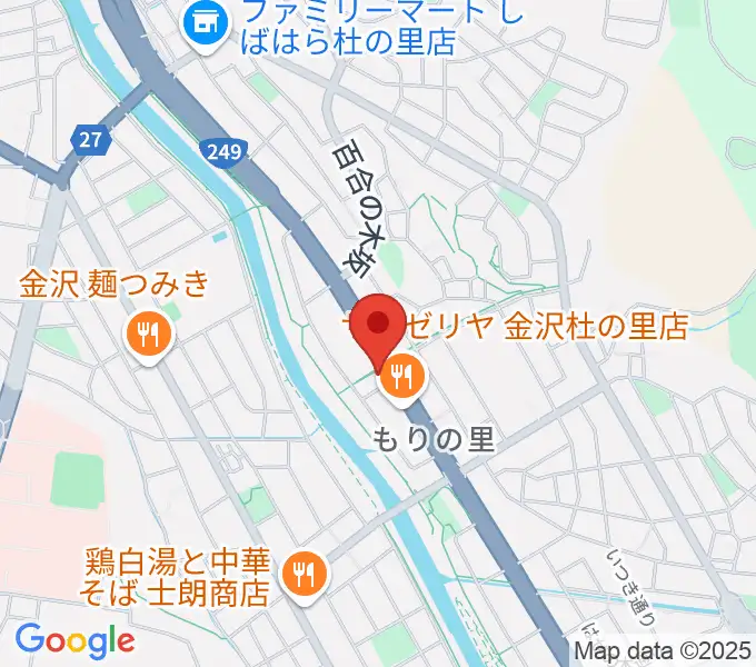 シャコンヌ金沢店の地図