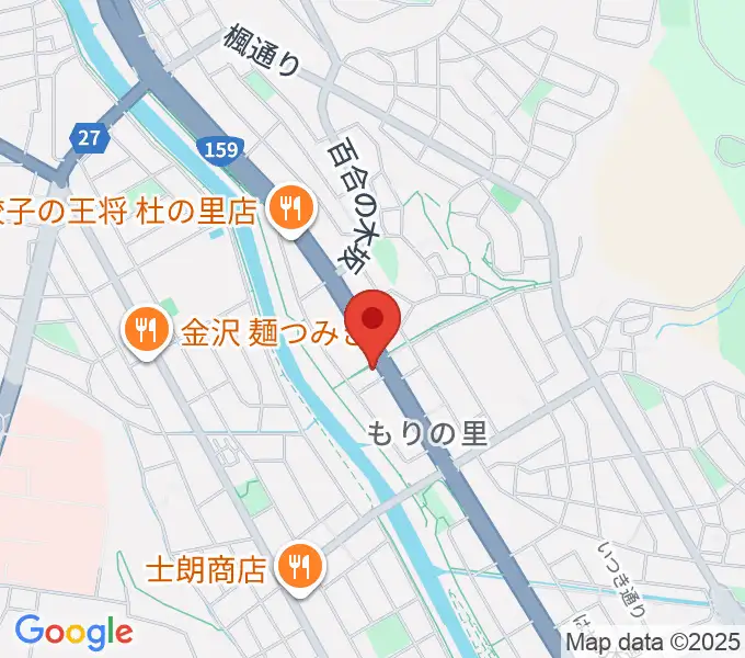 シャコンヌ金沢店の地図