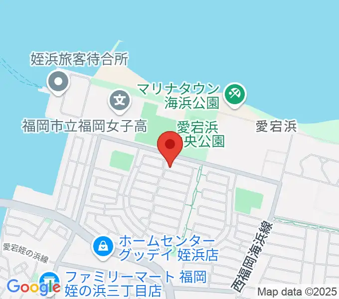 シャコンヌ福岡店の地図
