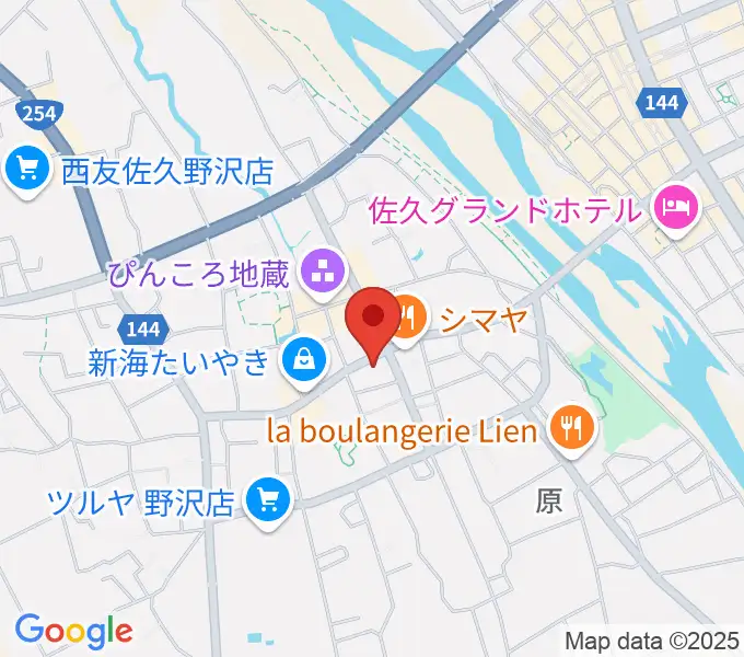 池田楽器店の地図