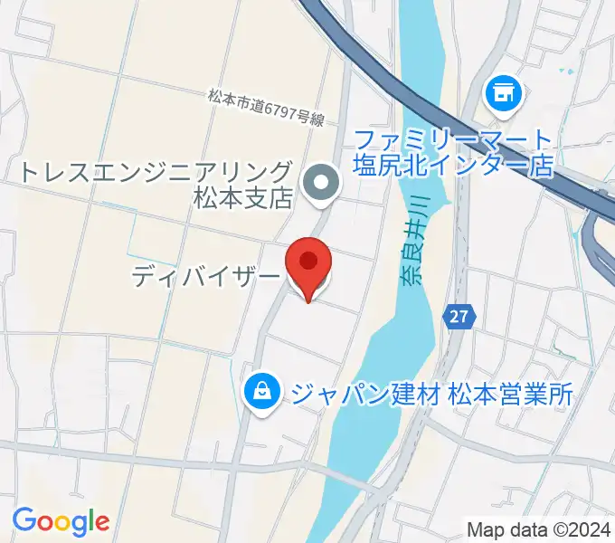 ディバイザーの地図