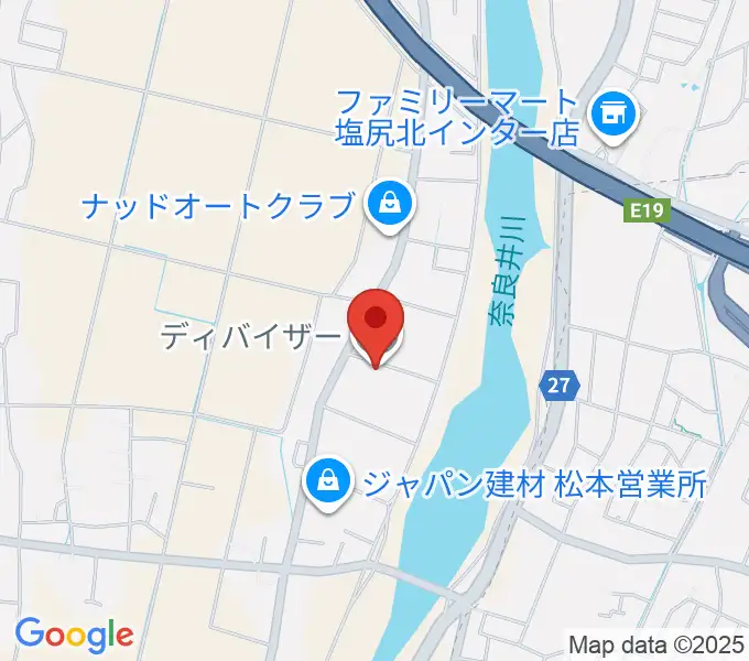 ディバイザーの地図