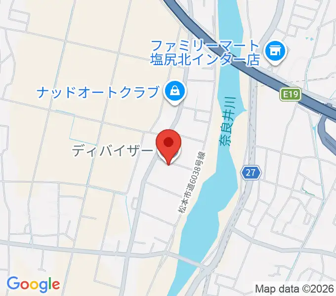 ディバイザーの地図