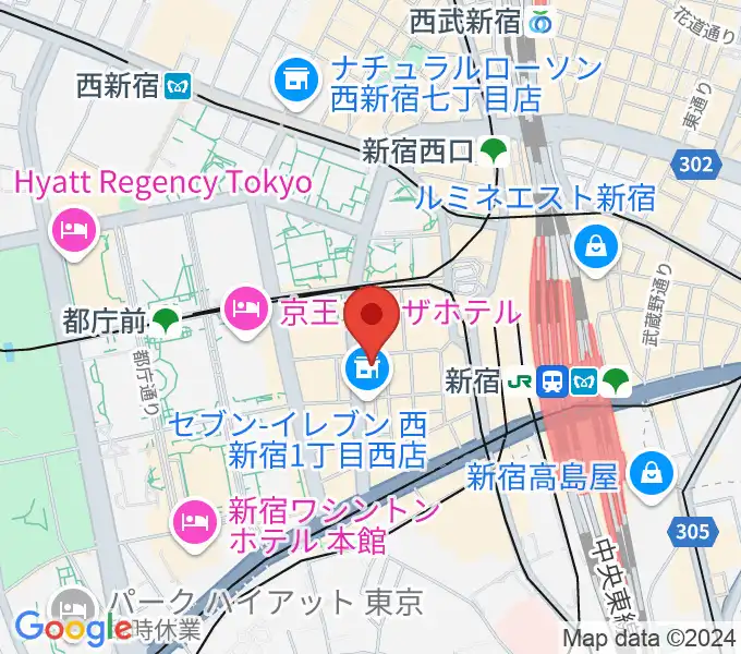 ドルチェ楽器管楽器アヴェニュー東京店の地図