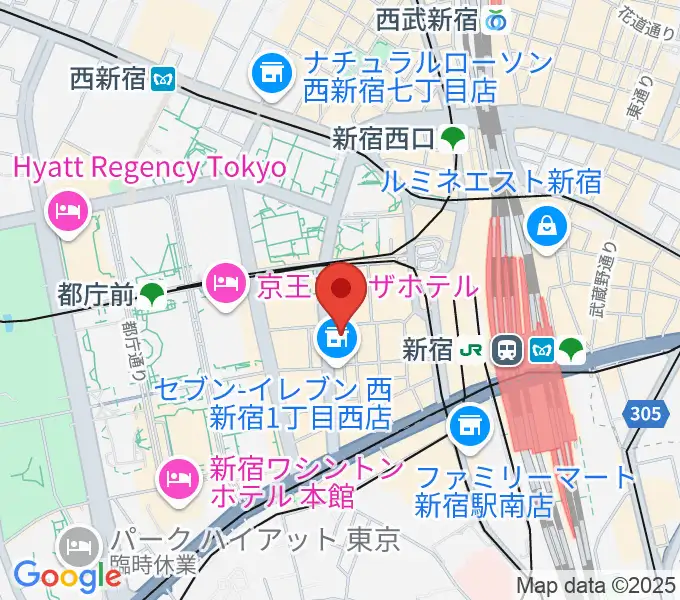 ドルチェ楽器管楽器アヴェニュー東京店の地図