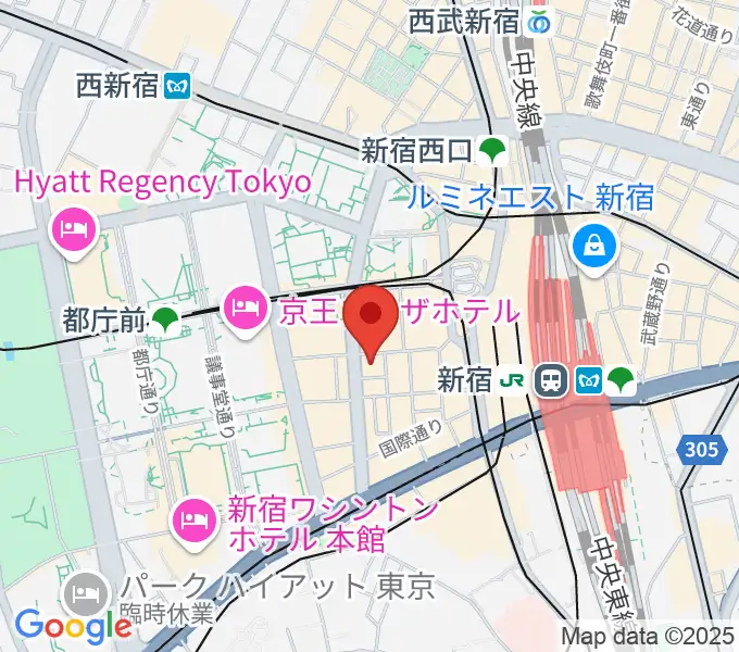 ドルチェ楽器管楽器アヴェニュー東京店の地図