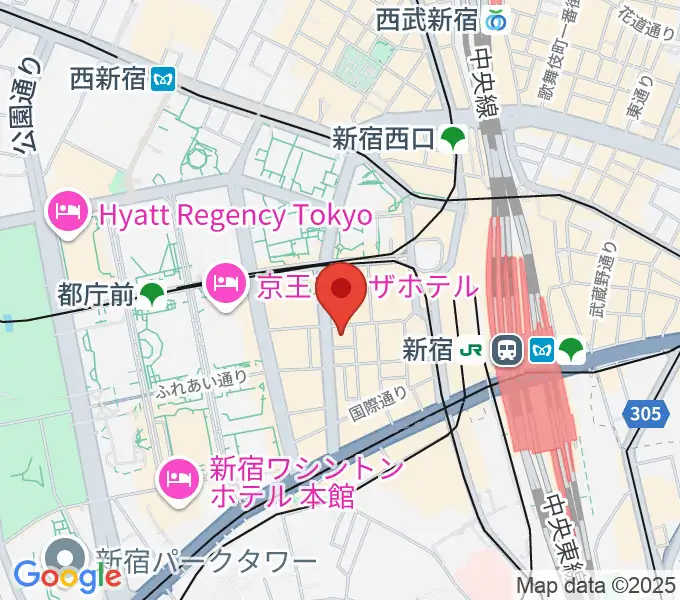 ドルチェ楽器管楽器アヴェニュー東京店の地図