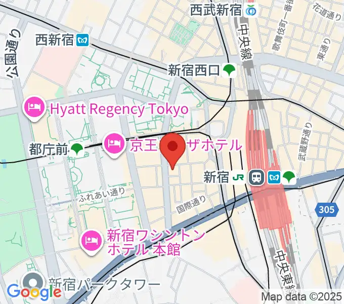ドルチェ楽器管楽器アヴェニュー東京店の地図