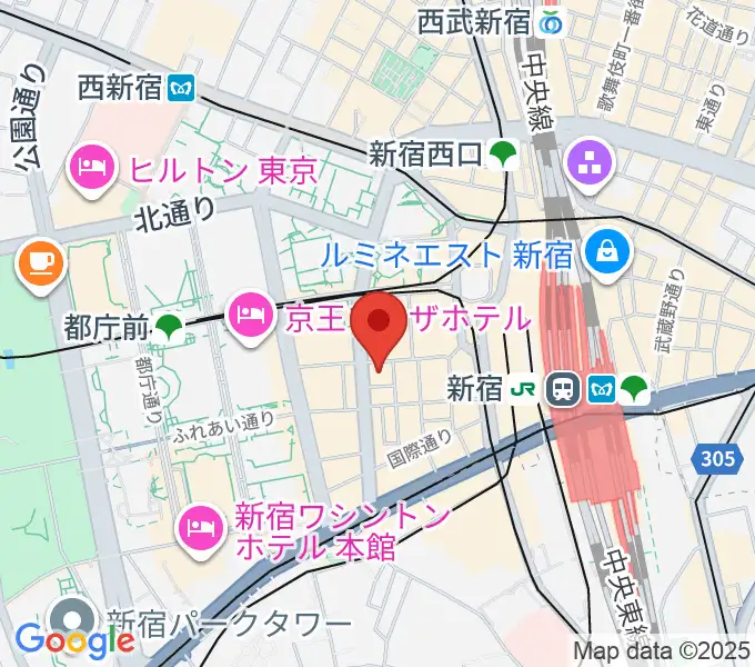 ドルチェ楽器管楽器アヴェニュー東京店の地図