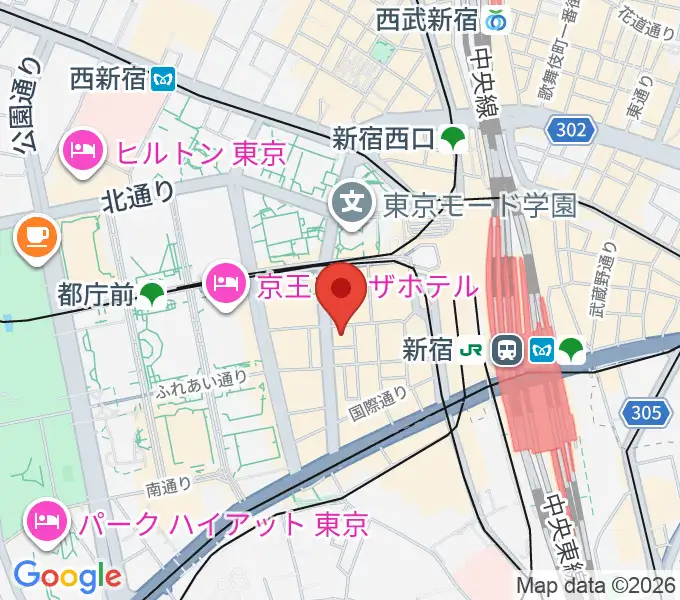 ドルチェ楽器管楽器アヴェニュー東京店の地図