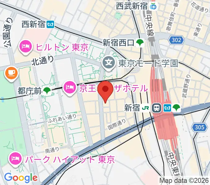 ドルチェ楽器管楽器アヴェニュー東京店の地図
