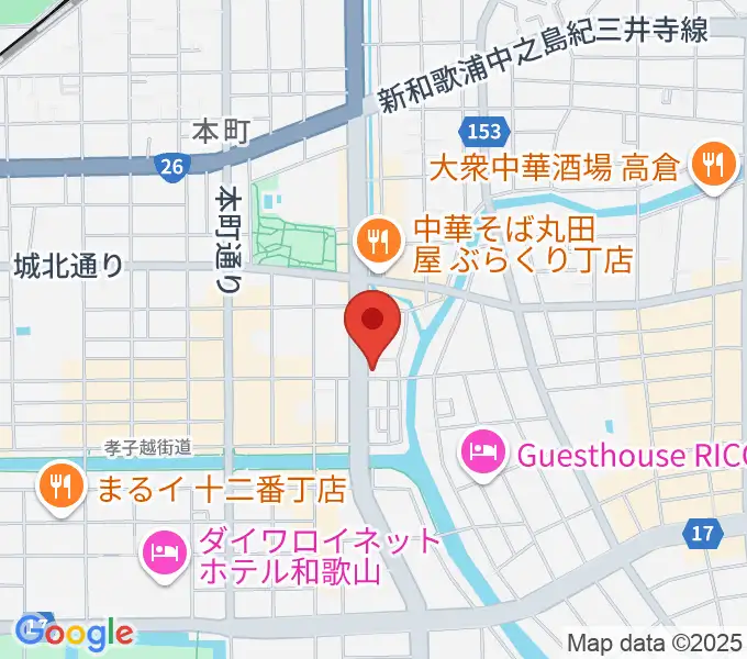 Music Land TAKE OFFの地図