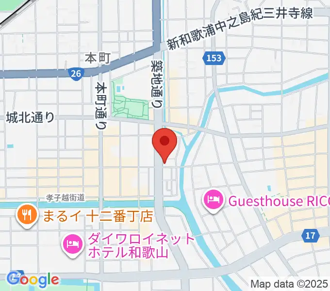 Music Land TAKE OFFの地図