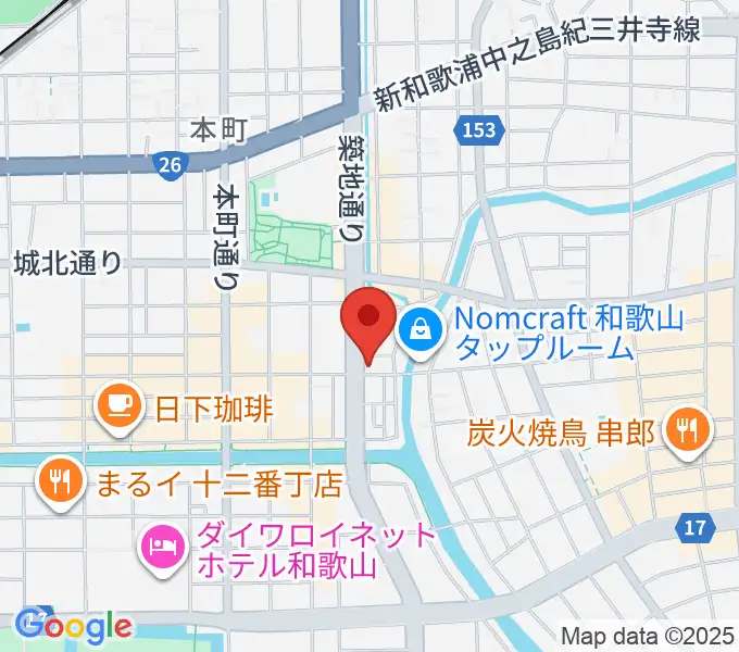 Music Land TAKE OFFの地図