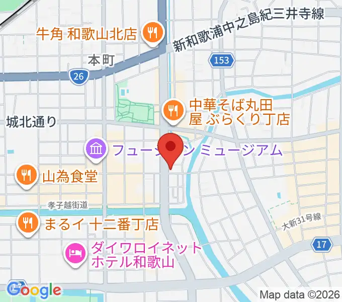 Music Land TAKE OFFの地図
