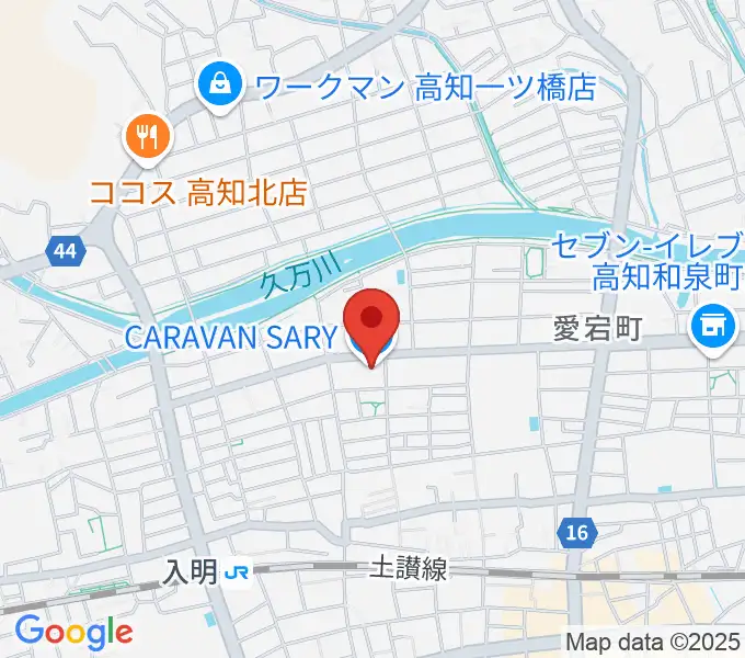 楽器堂OPUS本店の地図