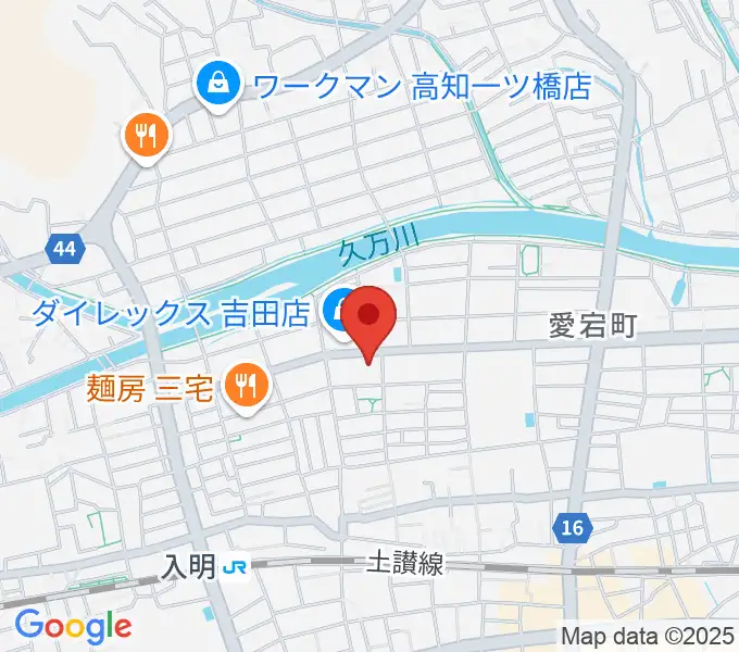 楽器堂OPUS本店の地図