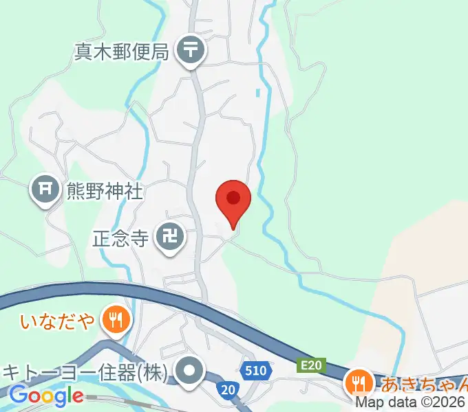 シミズピアノサービスの地図