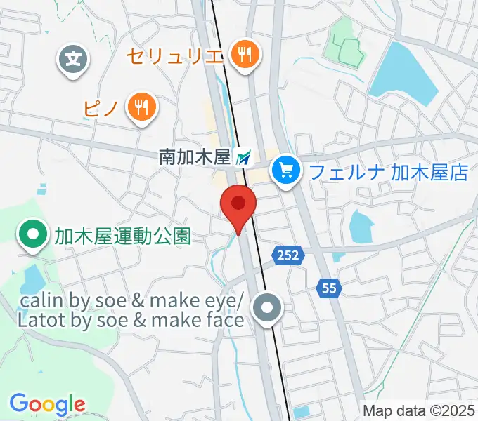 (株)マツイシ楽器店ミュージックスポットマツイシの地図